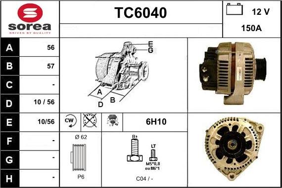 Sera TC6040 - Alternateur cwaw.fr