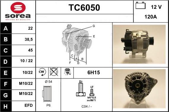 Sera TC6050 - Alternateur cwaw.fr