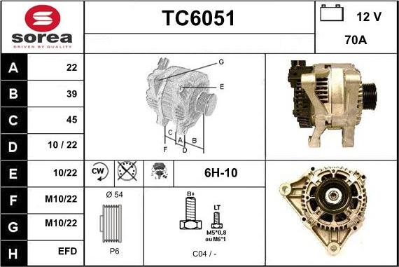 Sera TC6051 - Alternateur cwaw.fr