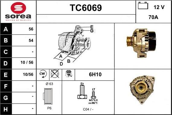 Sera TC6069 - Alternateur cwaw.fr