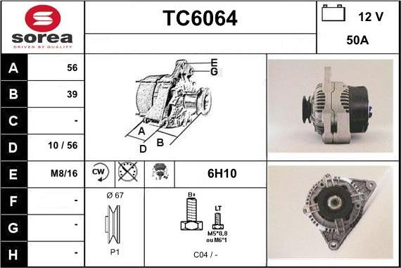 Sera TC6064 - Alternateur cwaw.fr