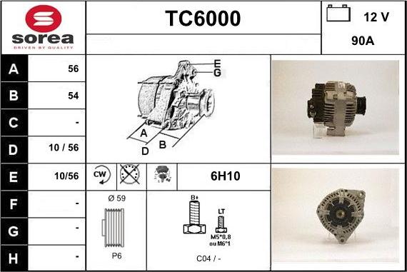 Sera TC6000 - Alternateur cwaw.fr