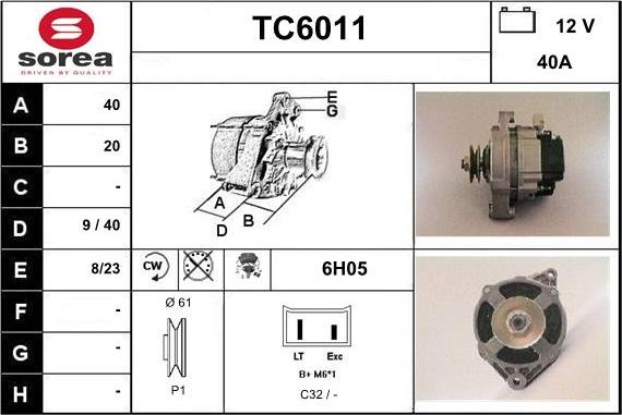 Sera TC6011 - Alternateur cwaw.fr