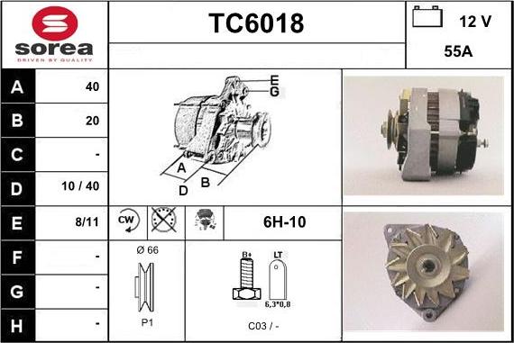 Sera TC6018 - Alternateur cwaw.fr