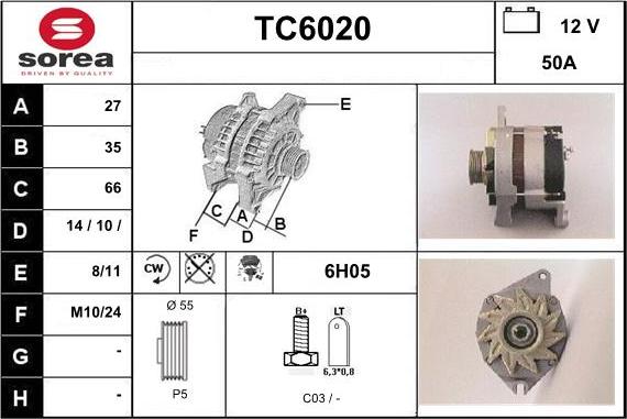 Sera TC6020 - Alternateur cwaw.fr