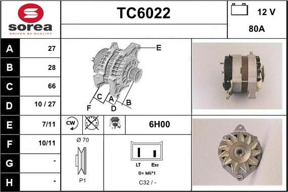 Sera TC6022 - Alternateur cwaw.fr