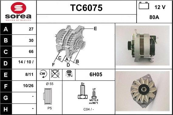 Sera TC6075 - Alternateur cwaw.fr