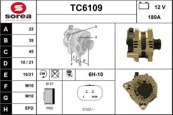 Sera TC6109 - Alternateur cwaw.fr