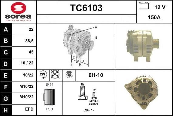 Sera TC6103 - Alternateur cwaw.fr