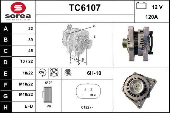 Sera TC6107 - Alternateur cwaw.fr