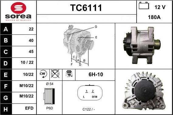 Sera TC6111 - Alternateur cwaw.fr