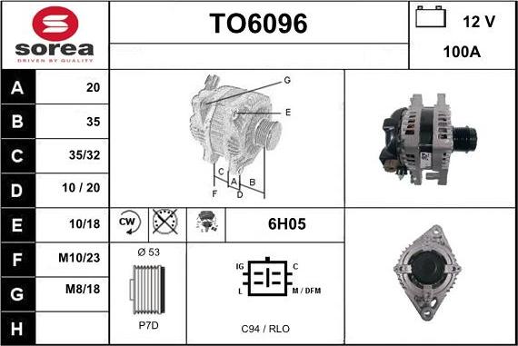 Sera TO6096 - Alternateur cwaw.fr