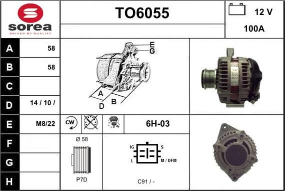 Sera TO6055 - Alternateur cwaw.fr