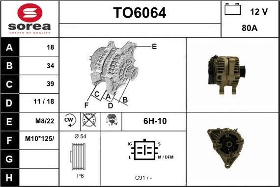 Sera TO6064 - Alternateur cwaw.fr