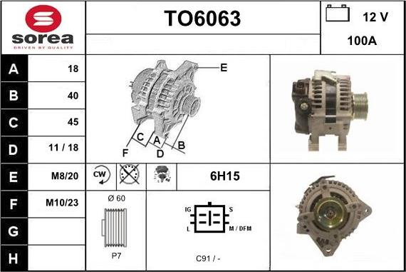 Sera TO6063 - Alternateur cwaw.fr