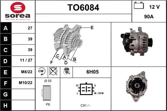 Sera TO6084 - Alternateur cwaw.fr