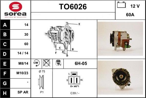 Sera TO6026 - Alternateur cwaw.fr