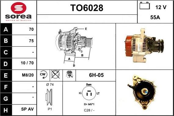 Sera TO6028 - Alternateur cwaw.fr