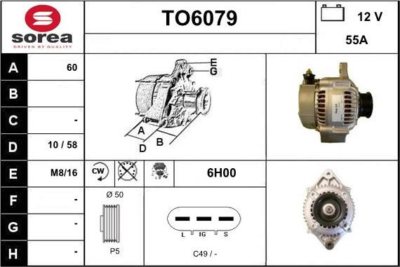 Sera TO6079 - Alternateur cwaw.fr