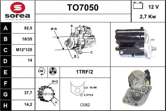 Sera TO7050 - Démarreur cwaw.fr