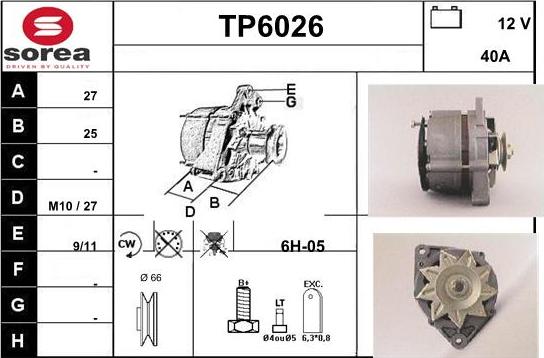 Sera TP6026 - Alternateur cwaw.fr