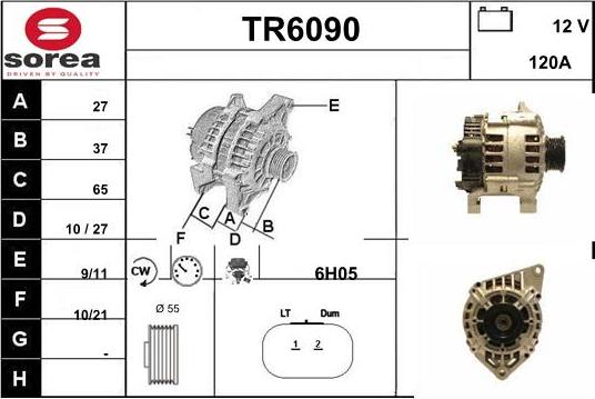 Sera TR6090 - Alternateur cwaw.fr