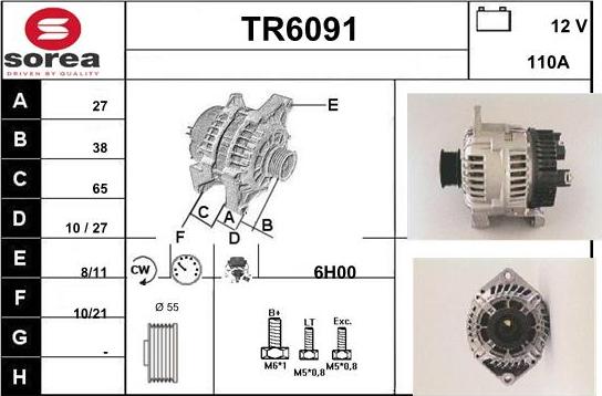 Sera TR6091 - Alternateur cwaw.fr