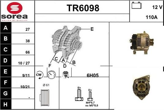 Sera TR6098 - Alternateur cwaw.fr