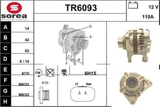 Sera TR6093 - Alternateur cwaw.fr