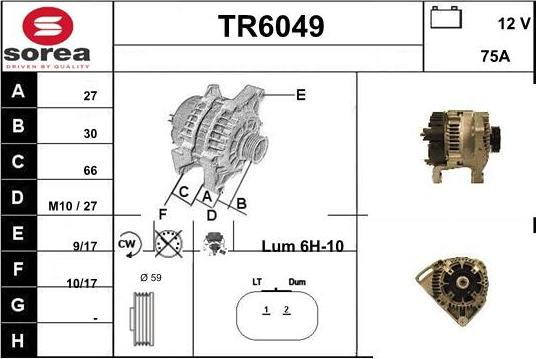 Sera TR6049 - Alternateur cwaw.fr