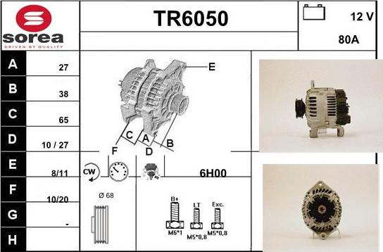 Sera TR6050 - Alternateur cwaw.fr