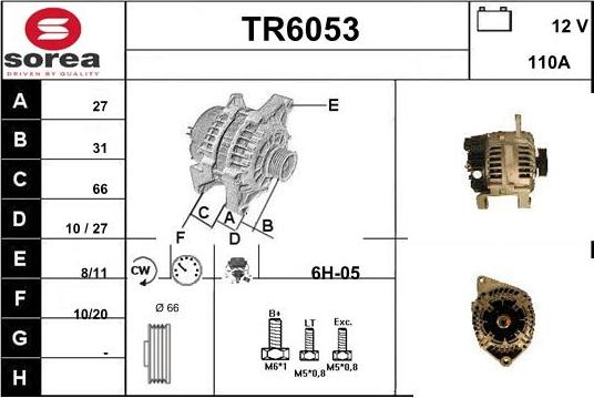 Sera TR6053 - Alternateur cwaw.fr