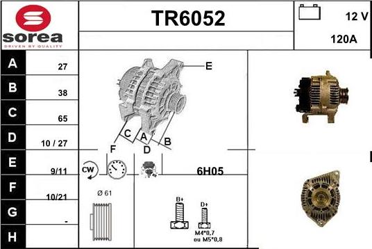 Sera TR6052 - Alternateur cwaw.fr