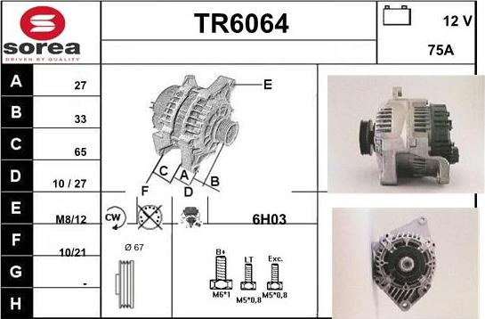 Sera TR6064 - Alternateur cwaw.fr