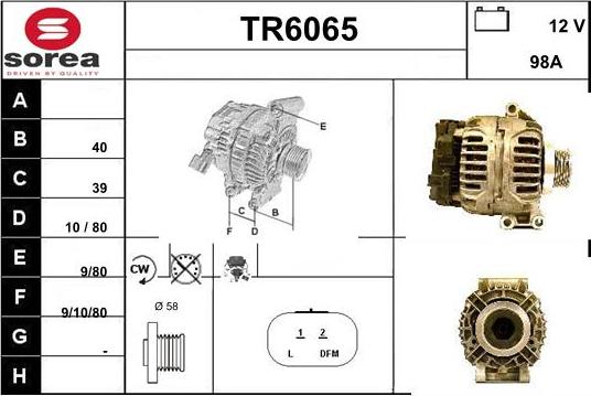 Sera TR6065 - Alternateur cwaw.fr