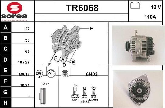 Sera TR6068 - Alternateur cwaw.fr