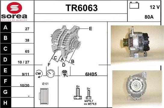 Sera TR6063 - Alternateur cwaw.fr