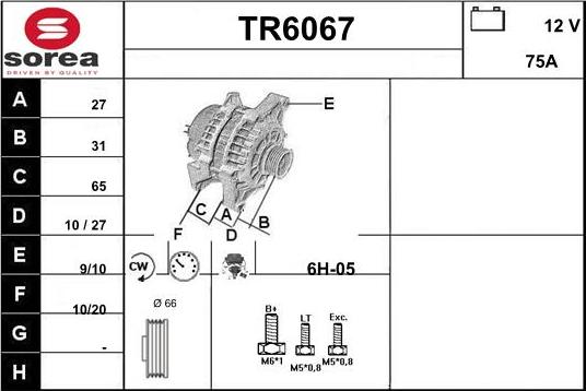 Sera TR6067 - Alternateur cwaw.fr