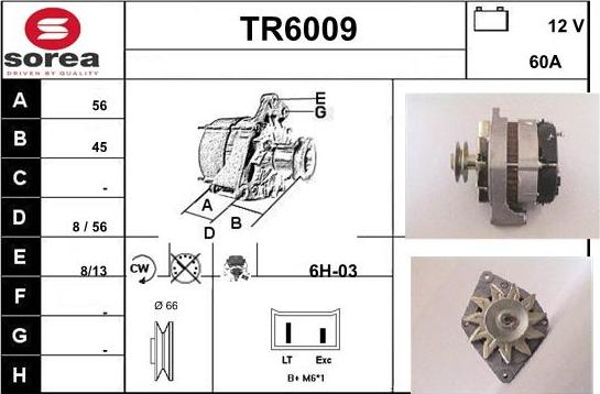 Sera TR6009 - Alternateur cwaw.fr