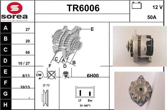 Sera TR6006 - Alternateur cwaw.fr