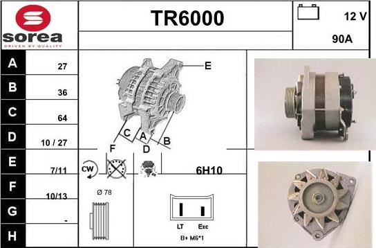 Sera TR6000 - Alternateur cwaw.fr