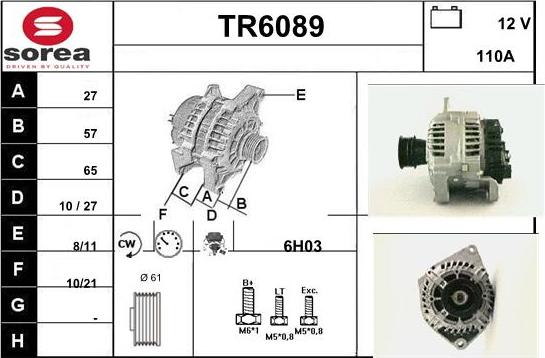 Sera TR6089 - Alternateur cwaw.fr