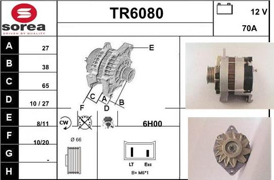 Sera TR6080 - Alternateur cwaw.fr