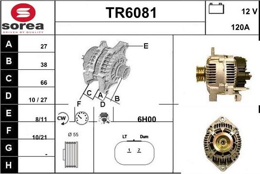 Sera TR6081 - Alternateur cwaw.fr