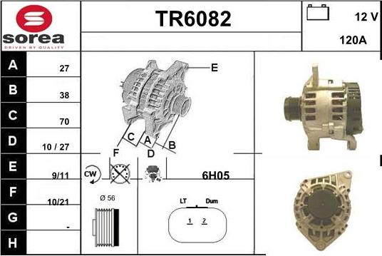 Sera TR6082 - Alternateur cwaw.fr