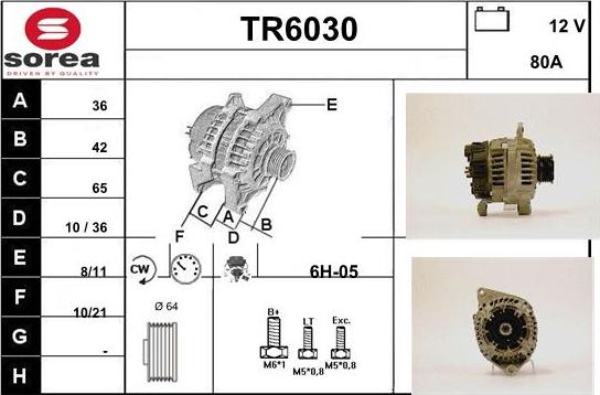 Sera TR6030 - Alternateur cwaw.fr