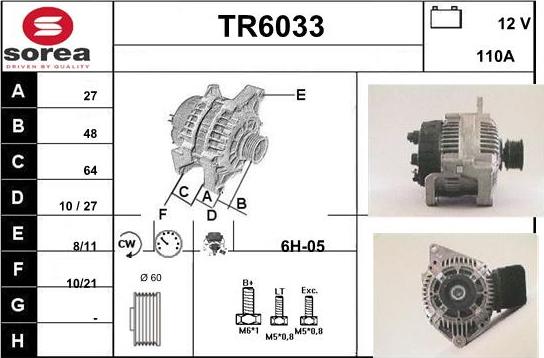 Sera TR6033 - Alternateur cwaw.fr