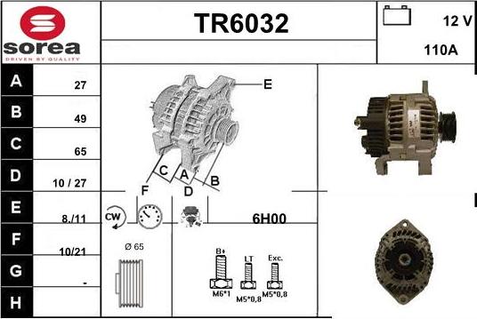 Sera TR6032 - Alternateur cwaw.fr