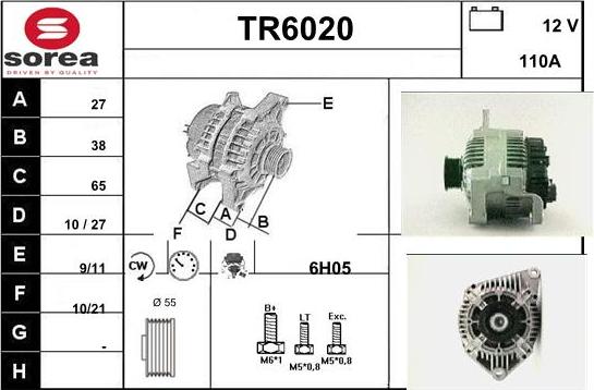 Sera TR6020 - Alternateur cwaw.fr