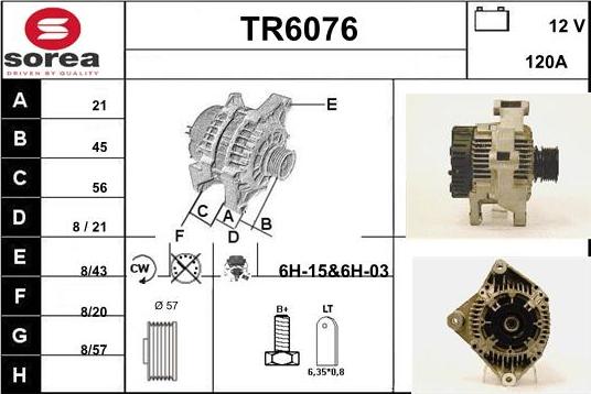 Sera TR6076 - Alternateur cwaw.fr